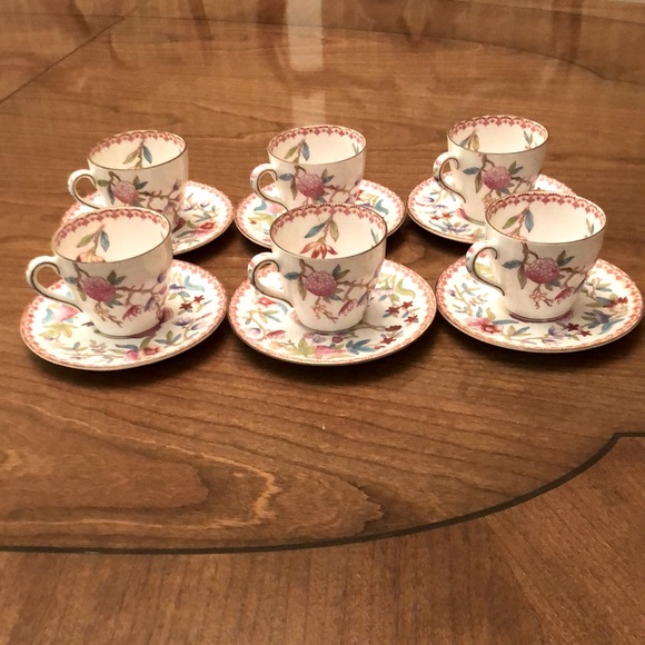 Royal Doulton Dining Six Tiffany Co Royal Doulton Ito Asian Floral